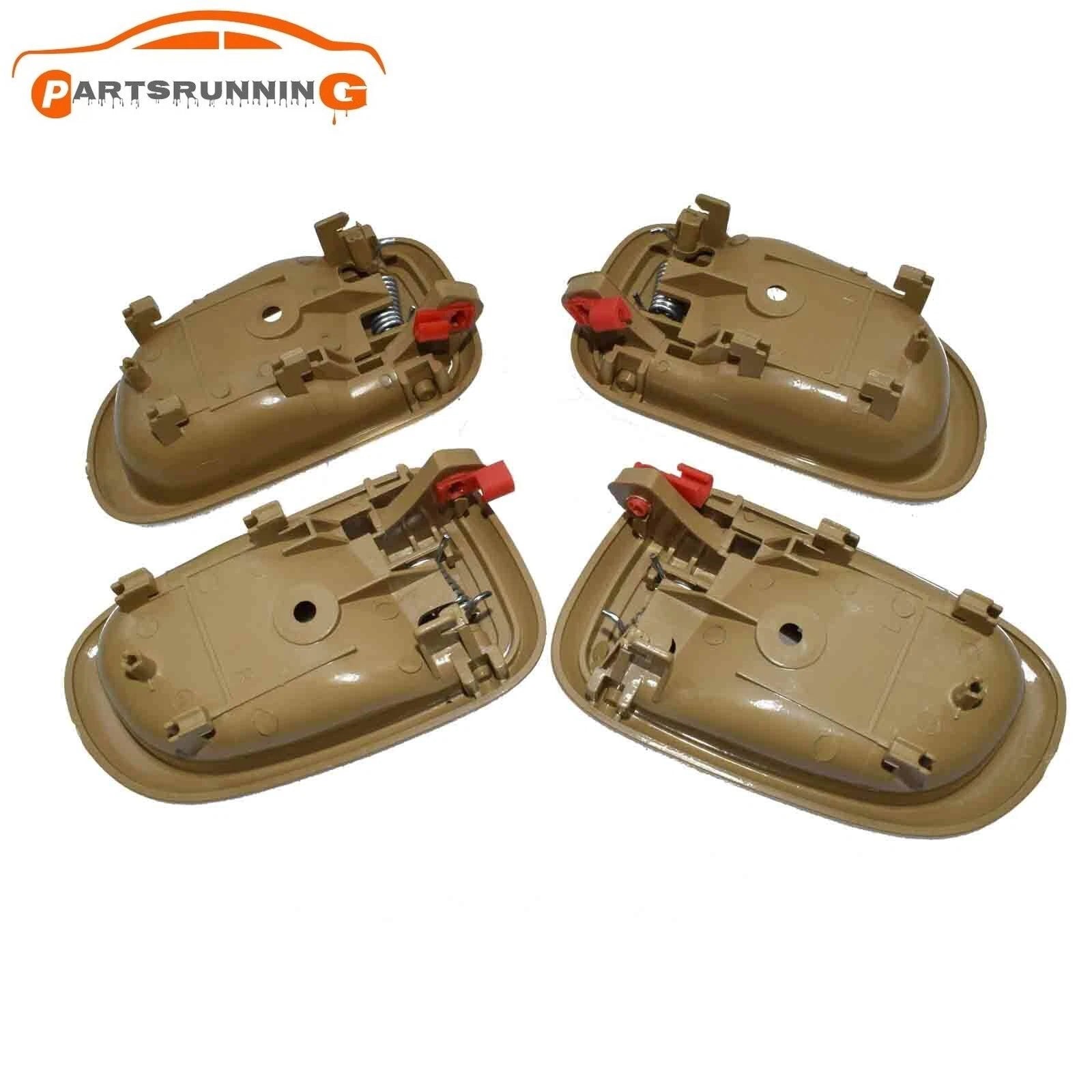 For Toyota Corolla 1993-97 Interior Inner Door Handle LH RH Front Rear Beige Set 6B93BC-57