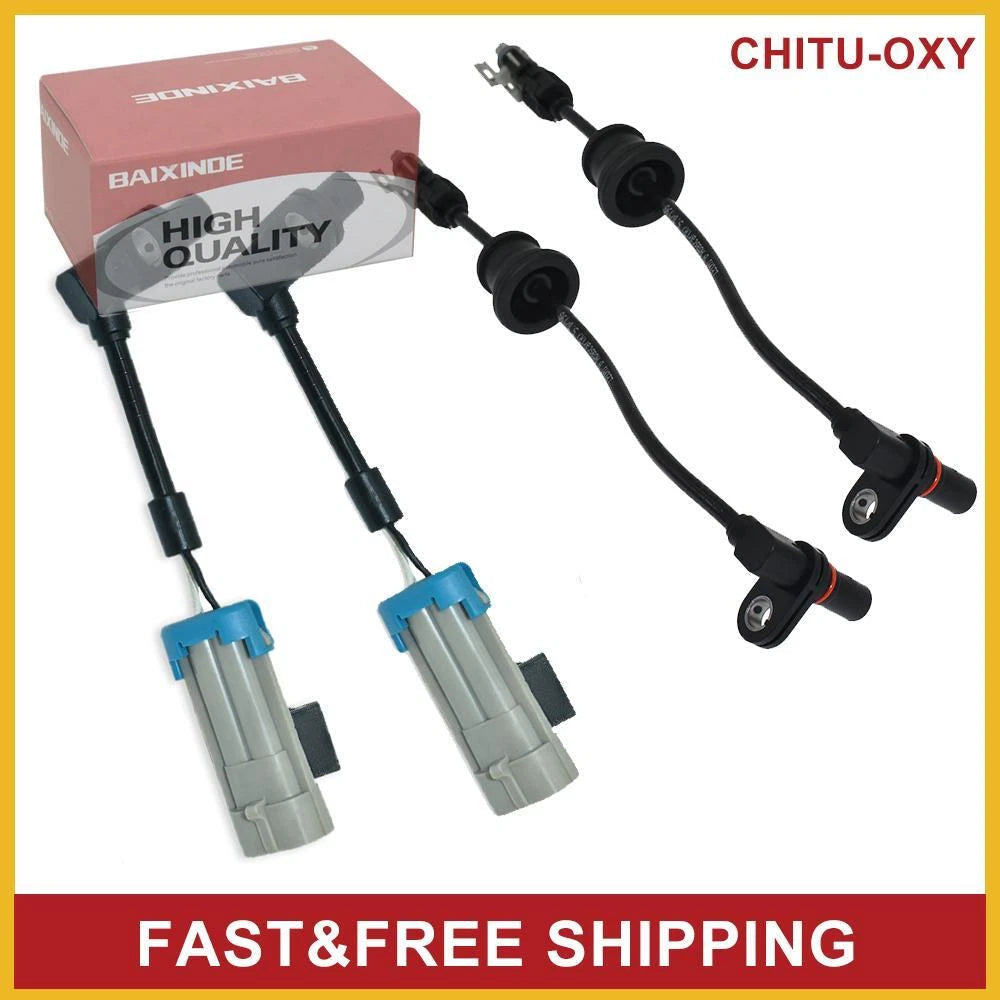 4PCS Front Rear Left Right ABS Wheel Speed Sensor for Saturn Vue Chevry Pontiac 6B93BC-57
