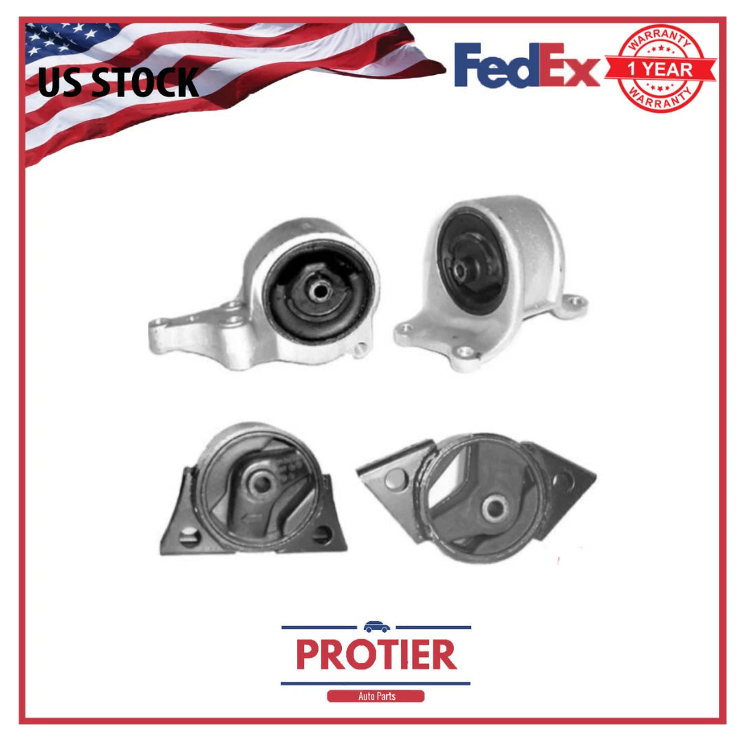 Motor & Trans Mount 4PCS Set fit 1993-1999 Nissan Altima 2.4L for Auto Trans 6B93BC-57