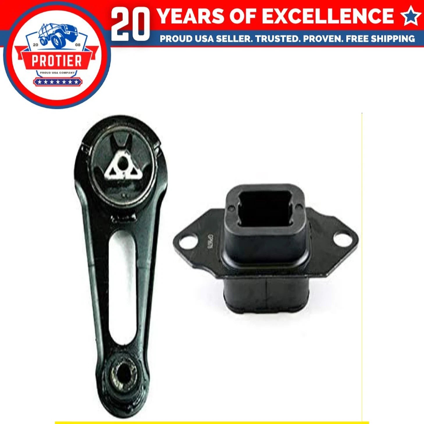 Fits 2012-2017 Nissan Versa/Versa Note 1.6L, Torque Strut & Trans Mount 2pc 6B93BC-57