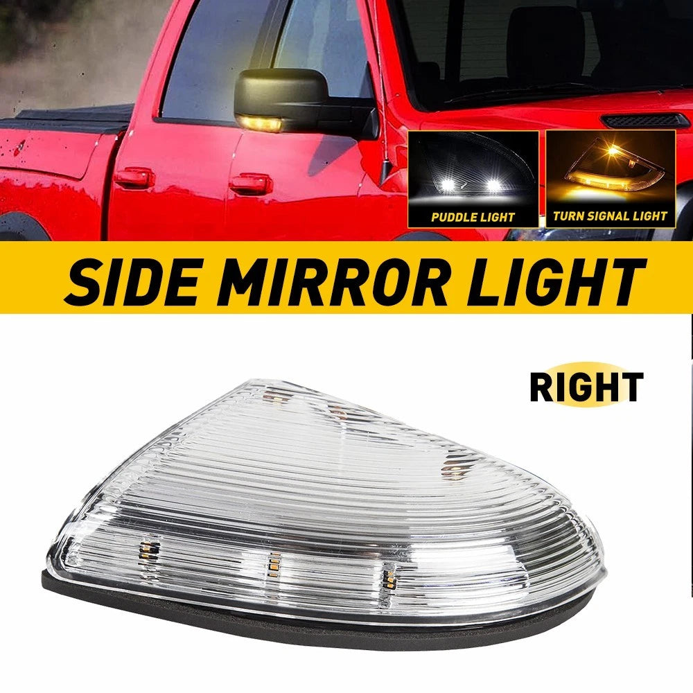For 09-14 Dodge Ram 1500 2500 Passenger Mirror Signal Turn Puddle Light Lamp 6B93BC-57