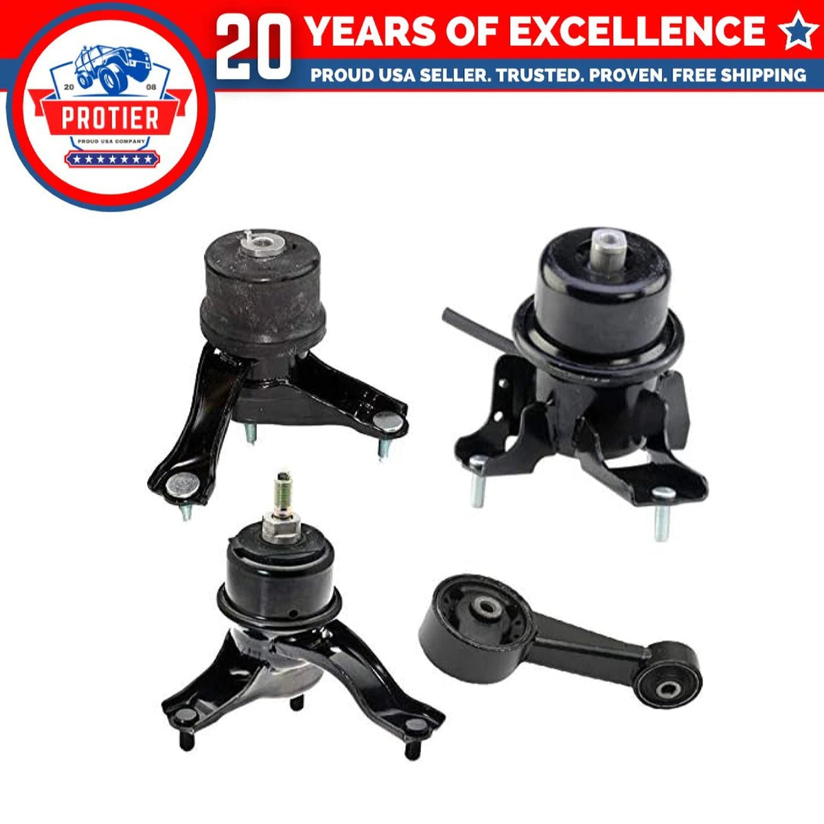 Fits 2008-2012 Toyota Avalon 3.5L w/AUTO Engine Motor & Transmission Mount set 6B93BC-57