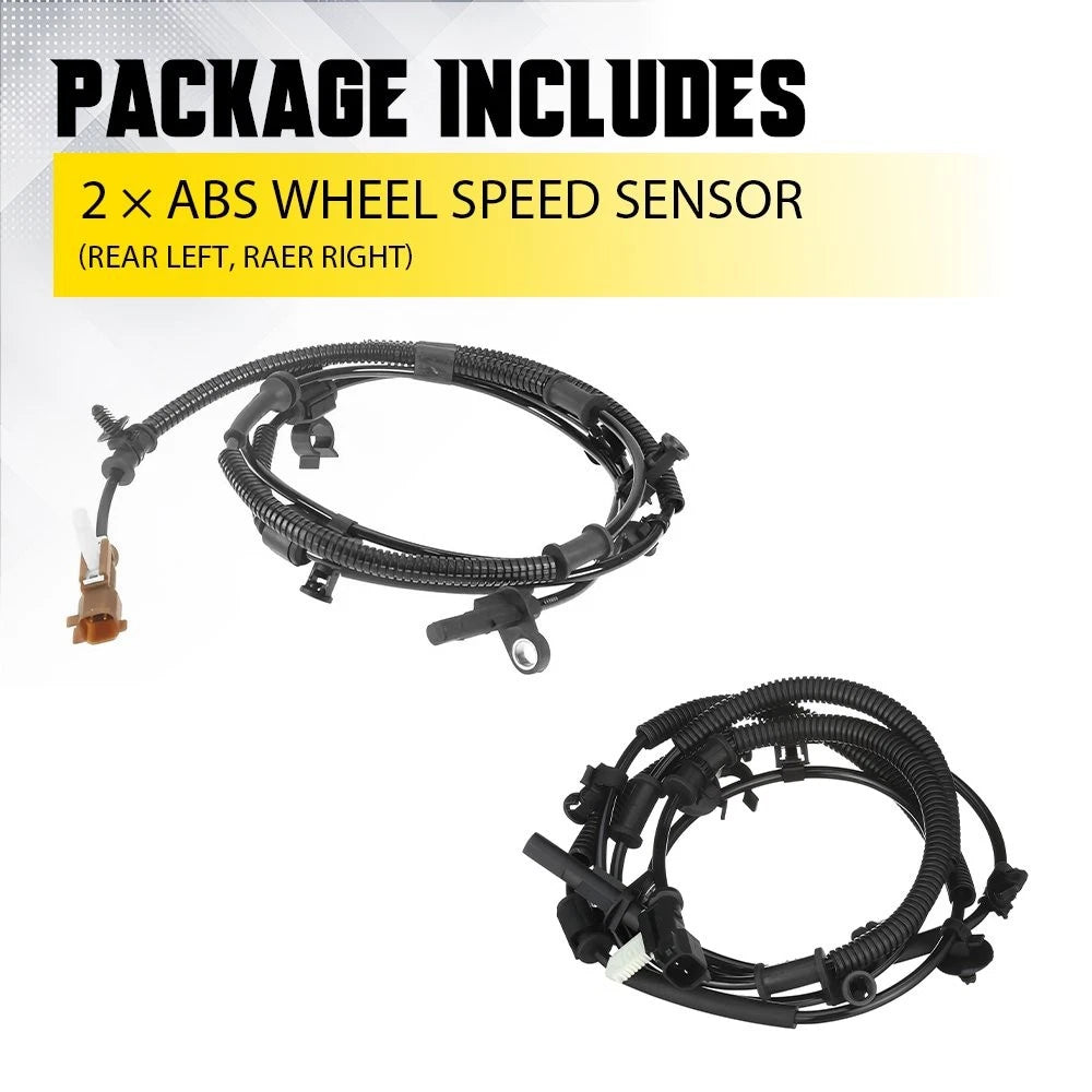 ABS Wheel Speed Sensor Rear Left Right Fit Ford F150 2011 2012 2013 2014 EOA 6B93BC-57