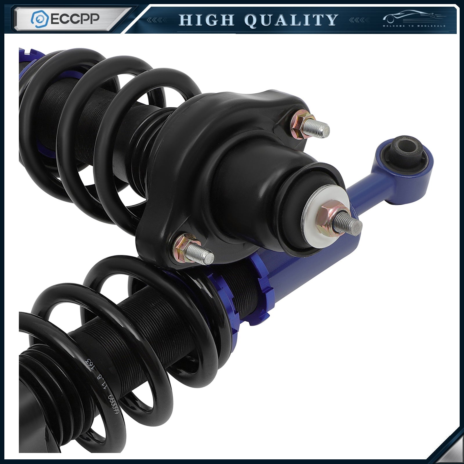 ECCPP Coilovers For 2002-2006 Mitsubishi Lancer Suspension Set Adj.Height Shocks ECCPP