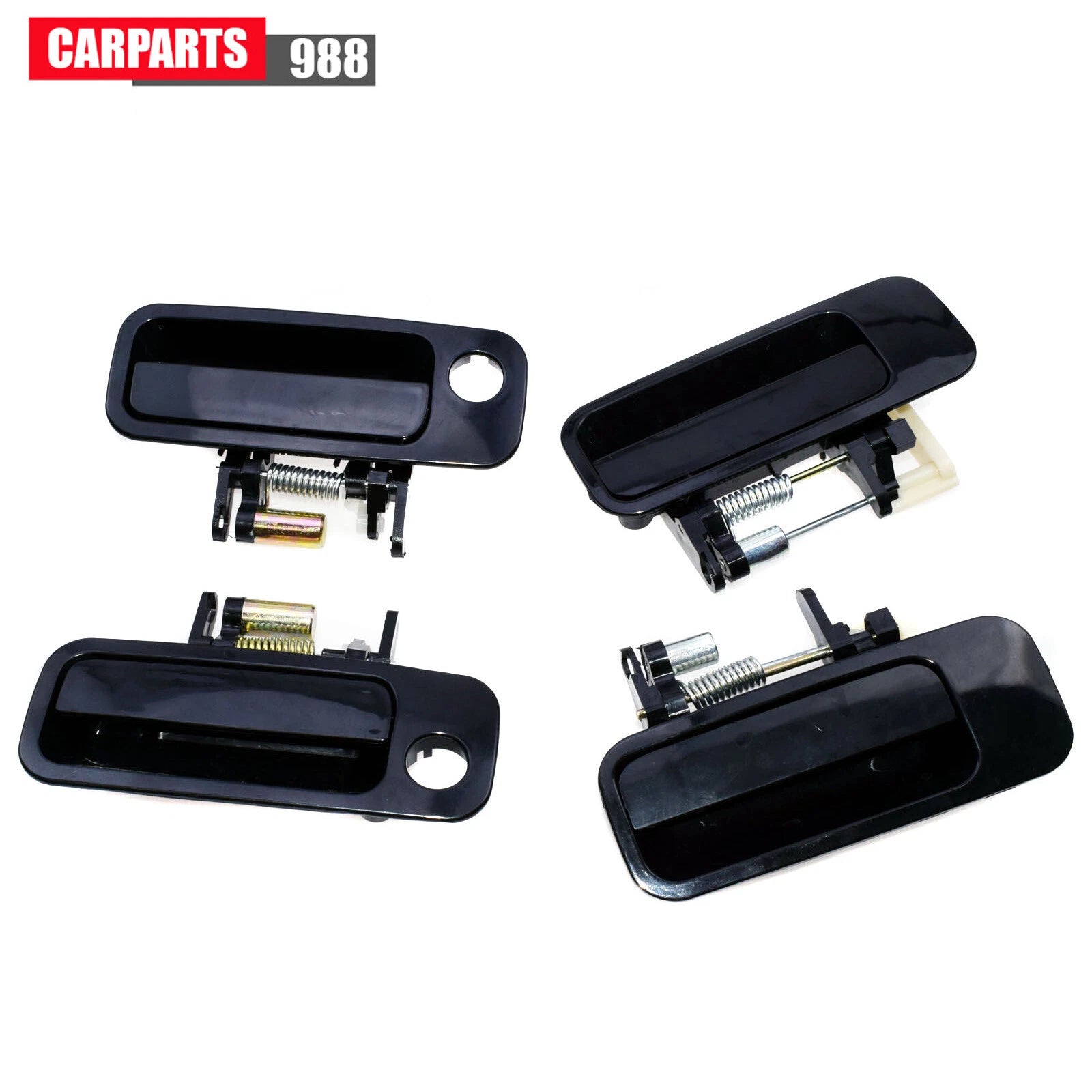 Black Outside Outer Door Handle Front Rear Left Right For Toyota Camry 1997-2001 6B93BC-57