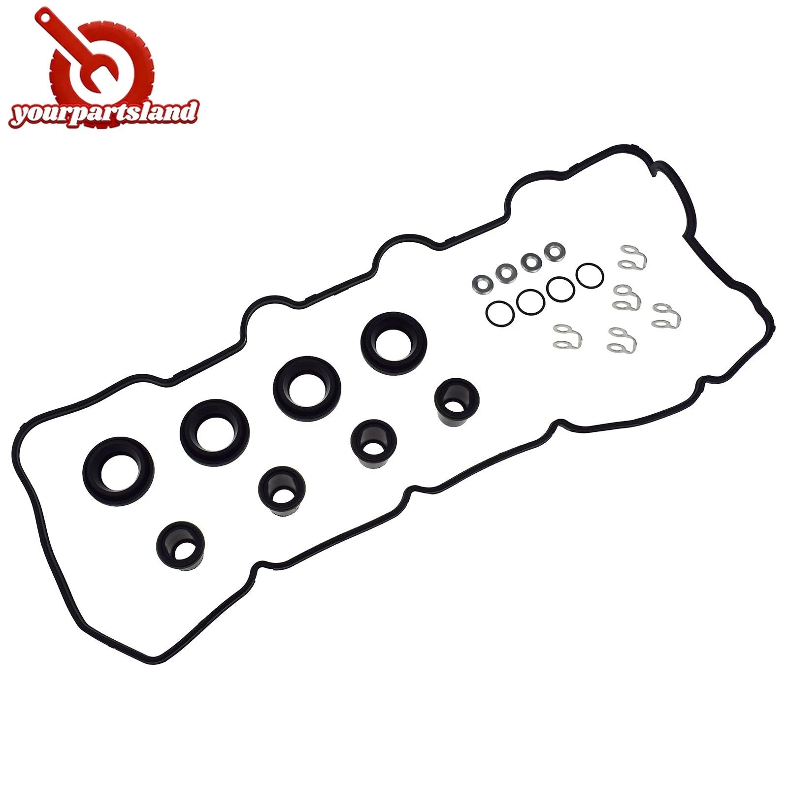 Fuel Injector Seal Rocker Cover Gasket Kit For Toyota Hilux D4D KUN26 1KD-FTV 6B93BC-57