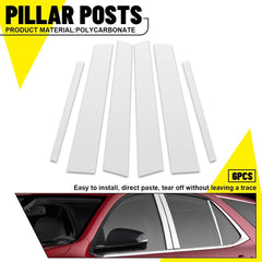 For 2018-2024 Chevy Equinox Stainless Steel Chrome Window Door Pillar Post Trims 6B93BC-57
