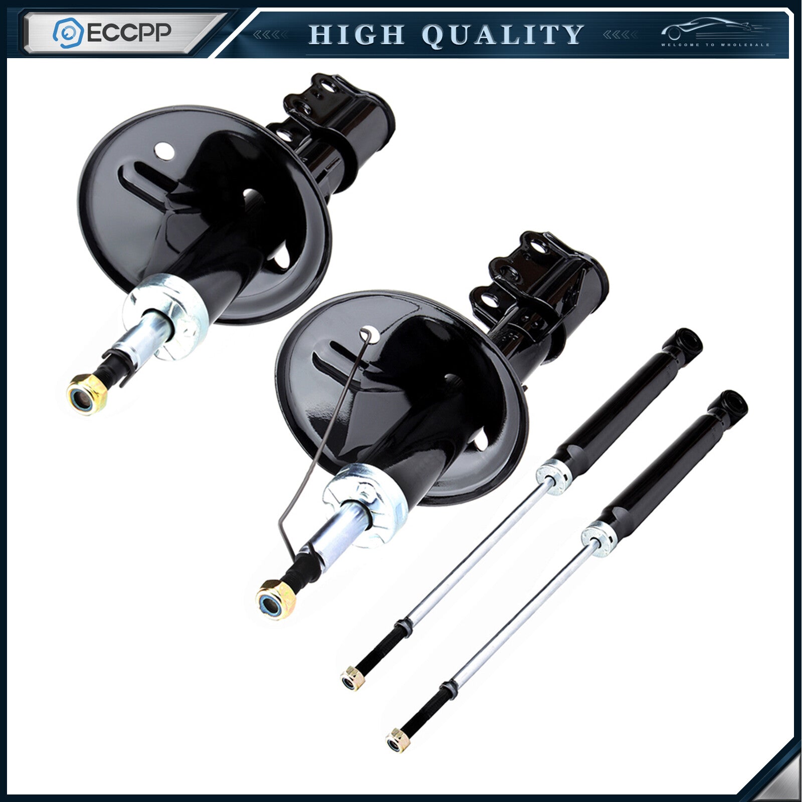 Front Rear Struts Shocks For 2004-2006 Toyota Sienna Left Right ECCPP ECCPP