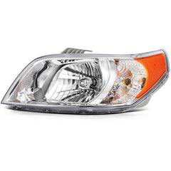 Pair Kit Headlights Assembly For 2007-2011 Chevrolet Aveo 1.6L Chrome Amber 6B93BC-57