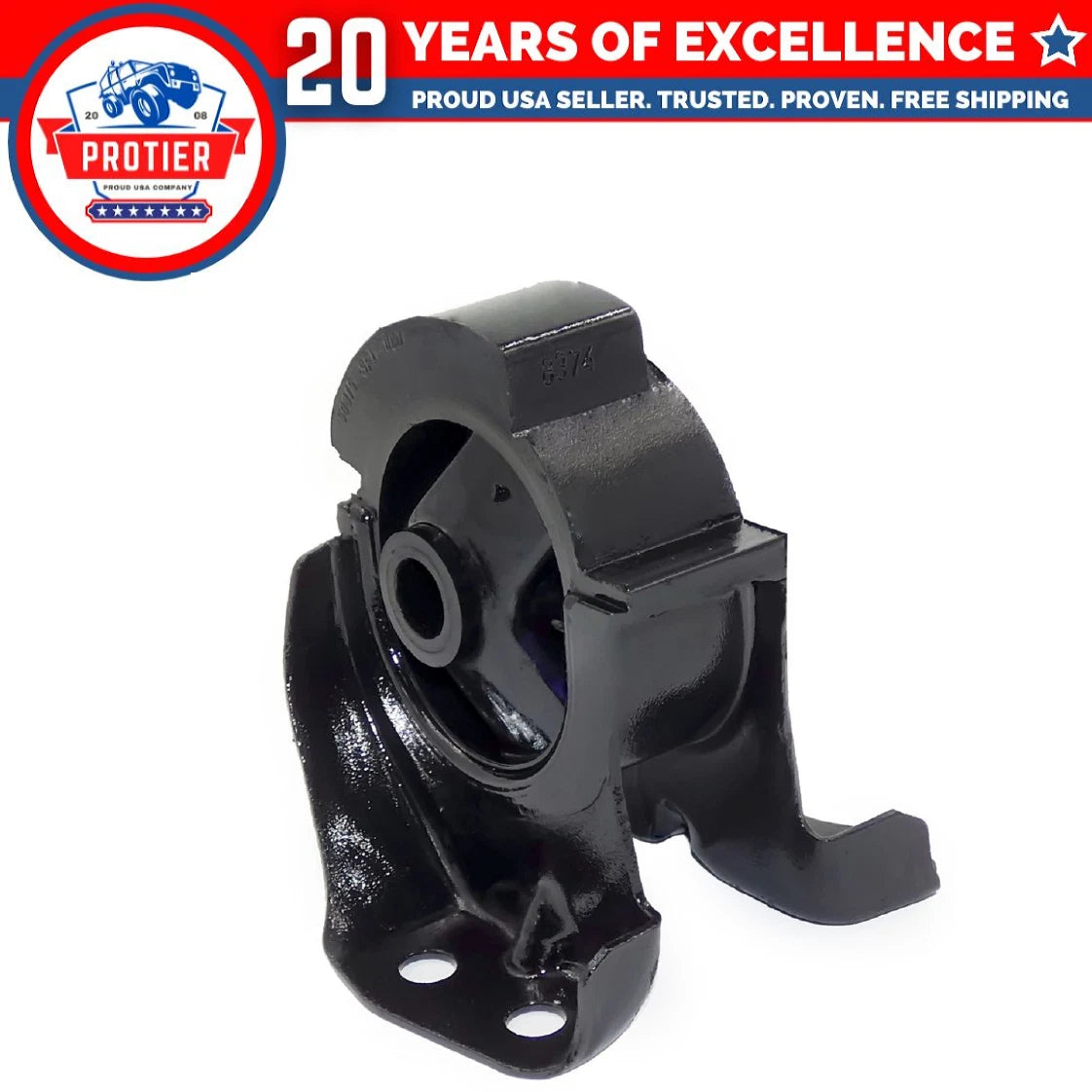 Motor & Trans Mount 3Pcs Set for Manual : 1989 - 1991 Honda Prelude 2.0/2.1L 6B93BC-57