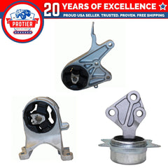 Fits 2008-2012 Chevrolet Malibu 2.4L 6 Speed Trans Transmission Mount Set 6B93BC-57