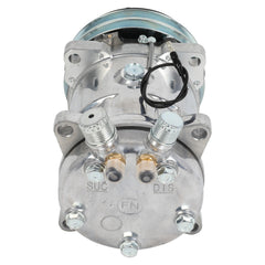1x A/C Compressor with Clutch for Sanden 508 2-Groove V-Belt 6B93BC-57