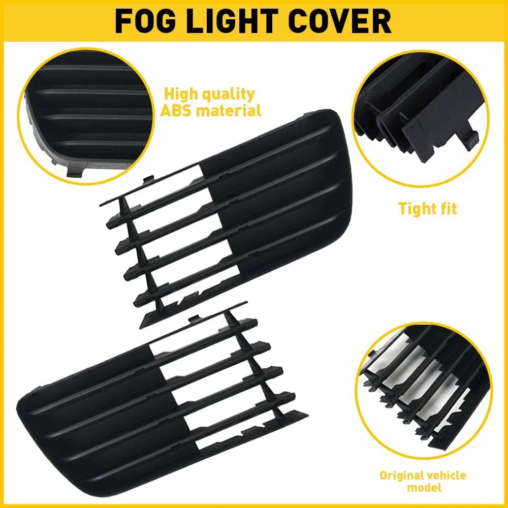 For 04-09 Toyota Front Prius Bumper Fog Light Lamp Covers Outer Grilles Set 6B93BC-57