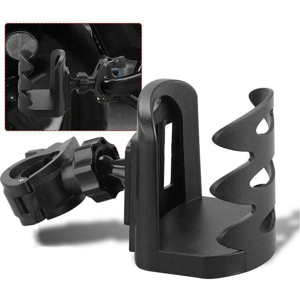 Black Bottle Drink Motorcycle Cup Holder Universal Mount for ATV Bicycle EOA 6B93BC-57