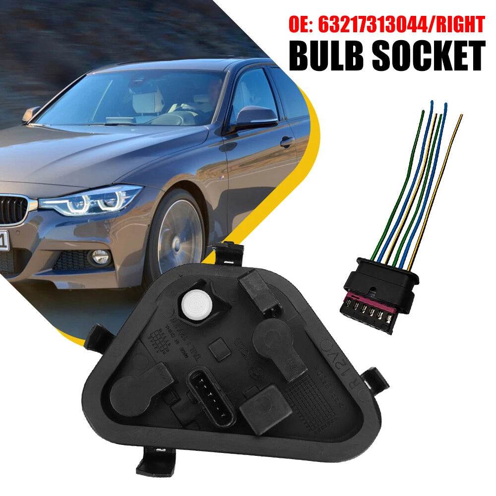 Passenger Right Rear Bulb Socket Tail Light for 2012-15 BMW 320i 328i Sedan EOA 6B93BC-57