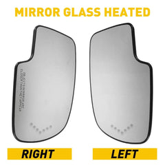 Fit For 03-2007 Chevy GMC Cadillac Mirror Glass Heated Turn Signal Left & Right 6B93BC-57