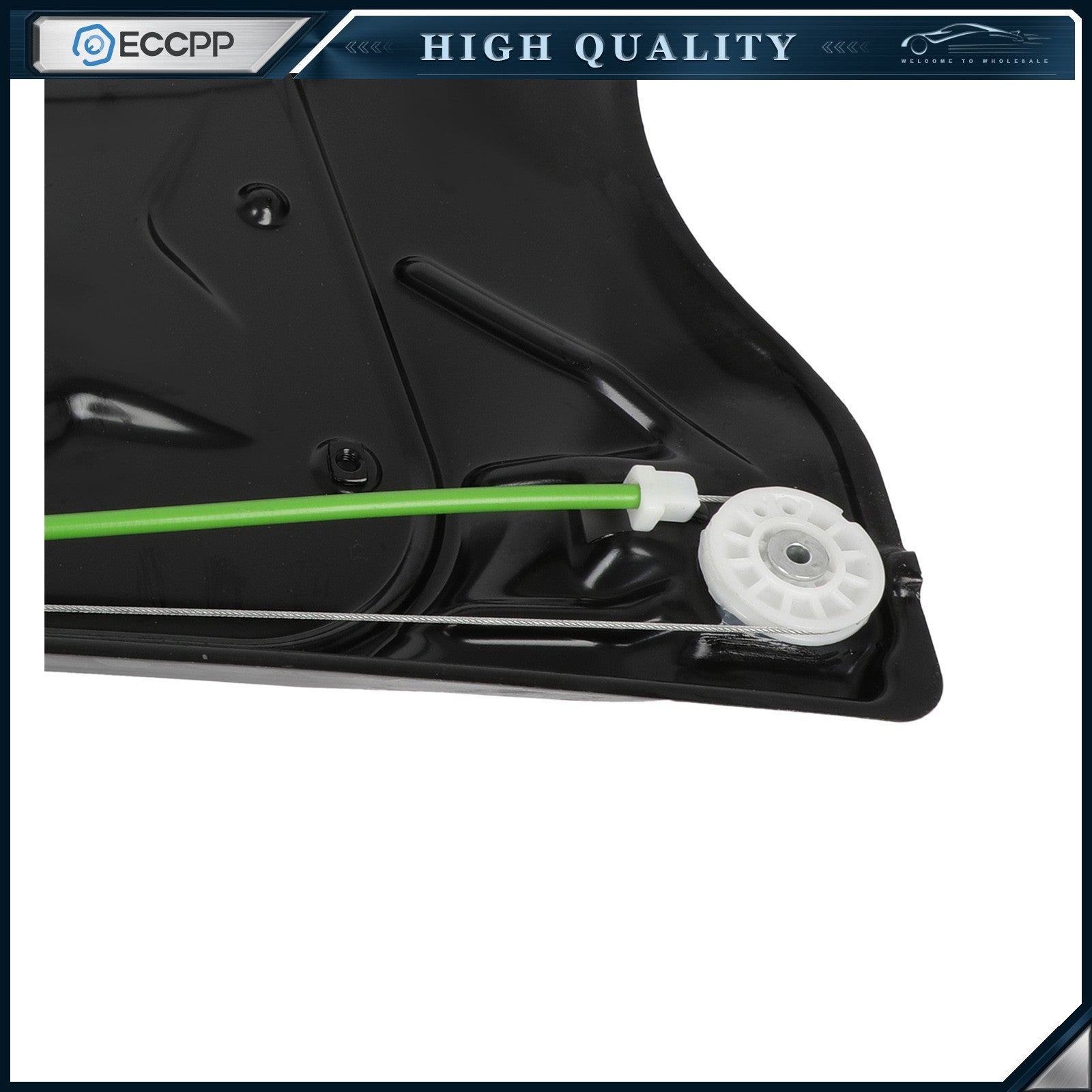 Front Left Window Regulator w/ Motor For Land Rover LR2 2008-2015 Driver Side 6B93BC-57