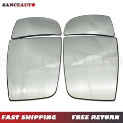 Lower & Upper LH RH Wing Mirror Glass Heated For Ford Transit 150 250 350 15-22 6B93BC-57