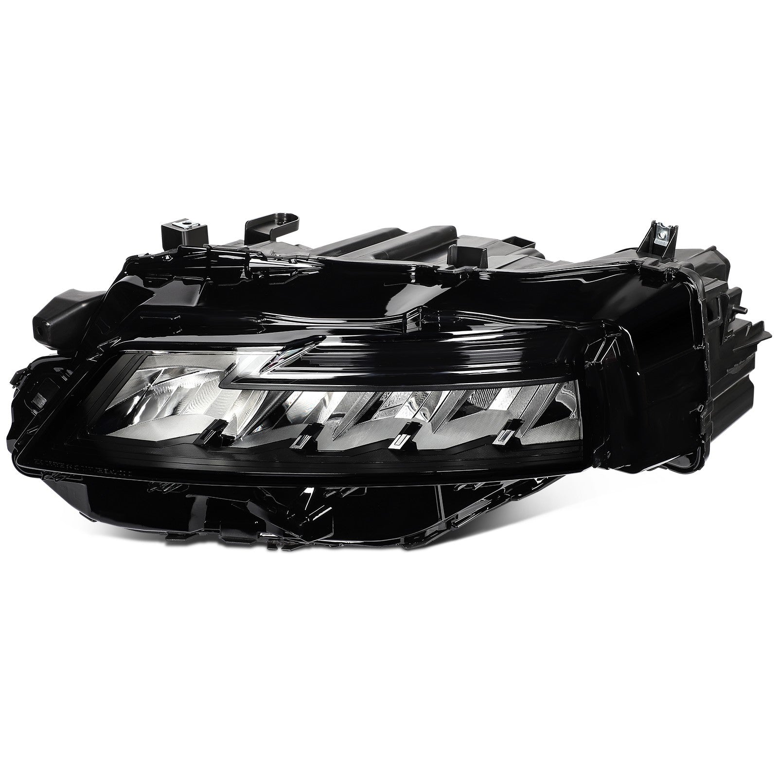 For 2023 2022 2021 Nissan For Rogue Black LED Left+Right Headlights Assembly 6B93BC-57