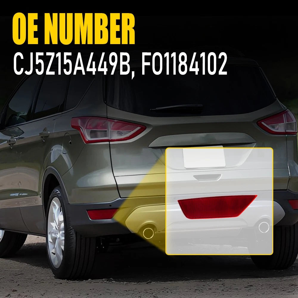 For Ford Escape 2013-2019 Left Driver Rear Bumper Reflector Bumper Light Lamp EA 6B93BC-57