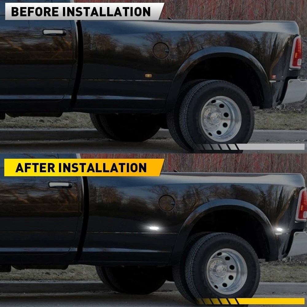 For Dodge RAM 2500HD 3500HD 2003-2009 Fender Marker Dually Bed LED Light White A 6B93BC-57