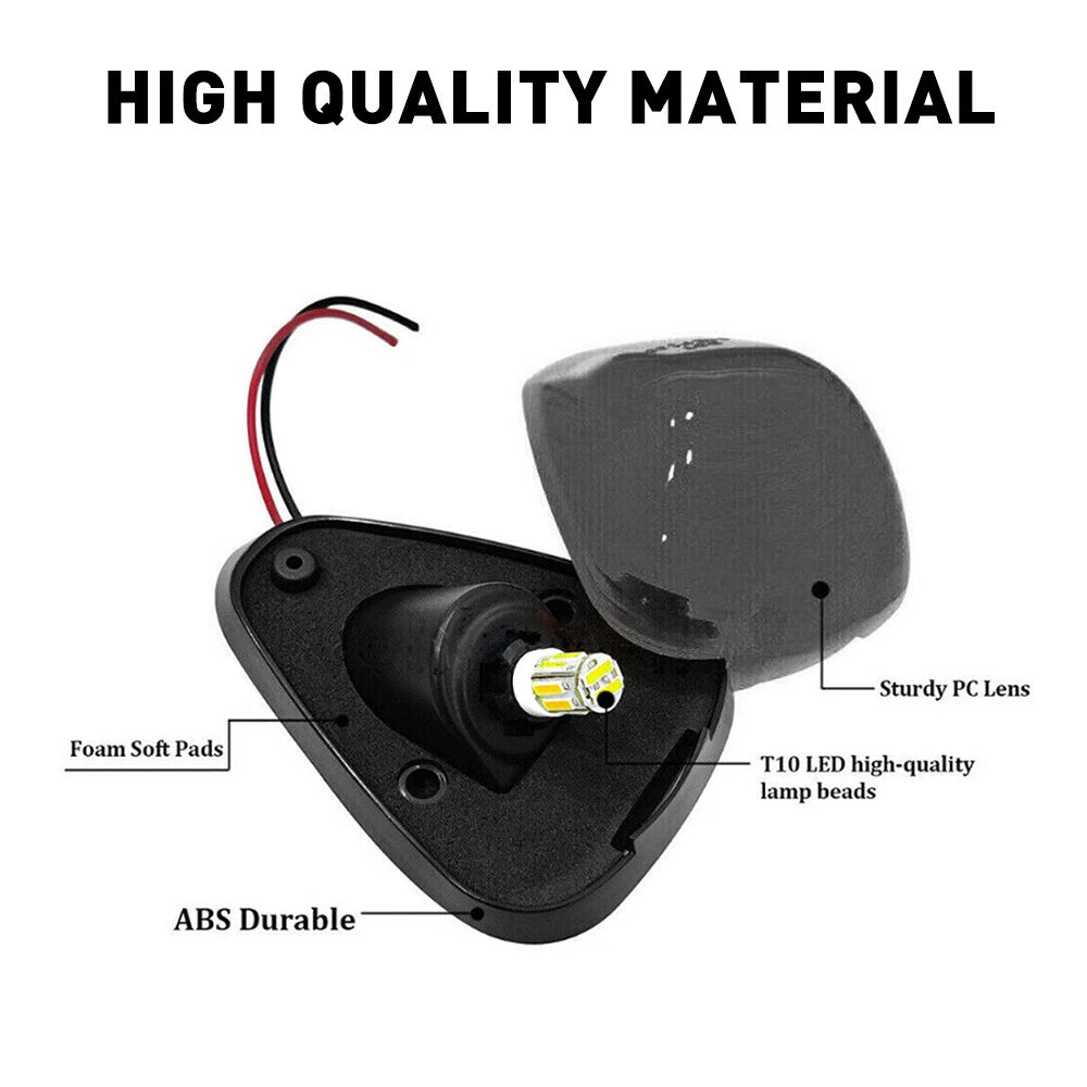 5X Smoked LED Cab Rooftop Marker Light Kit For 99-2016 Ford F250 F350 F450 F550 6B93BC-57
