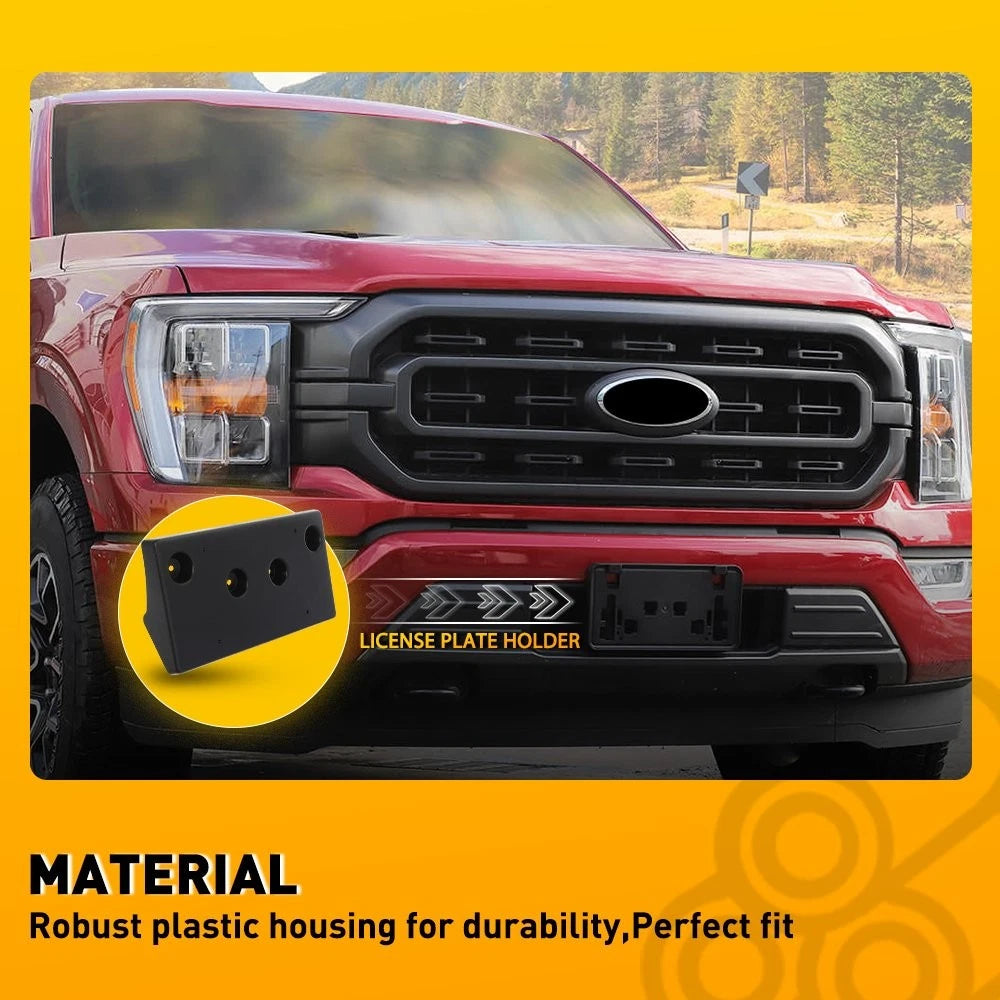 Front License Plate Tag Holder Mounting Bracket for 2021-2023 Ford F-150 F150 EA 6B93BC-57