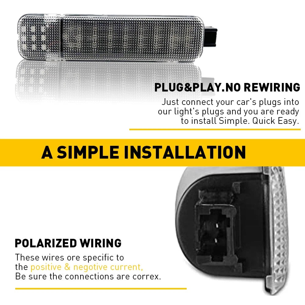 LED Door Courtesy Light For Chevy Silverado Suburban Tahoe GMC Sierra Yukon EOA 6B93BC-57