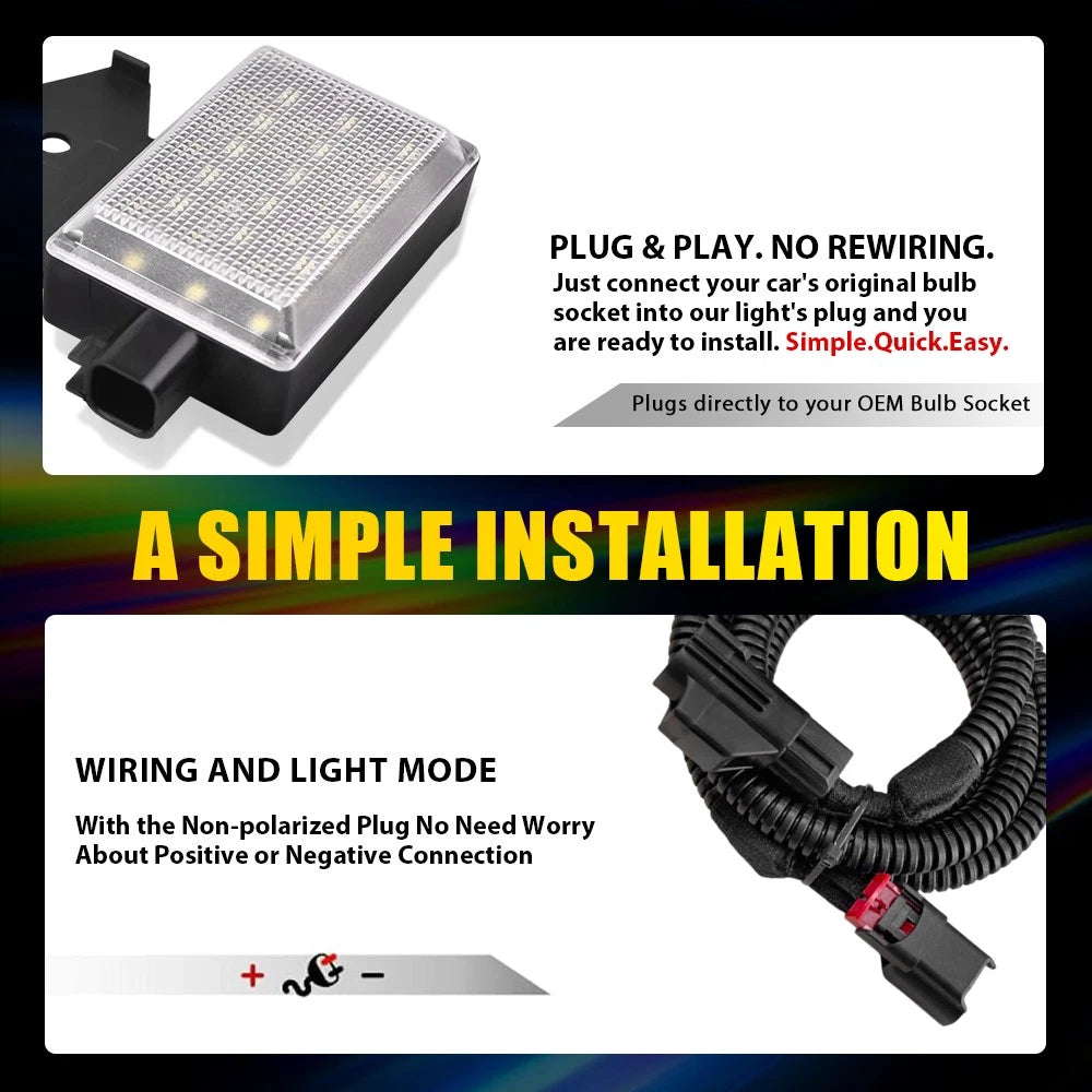 LED Under Hood Light w/ Wiring Harness For 2001-2010 Dodge Ram 1500 2500 3500 EA 6B93BC-57