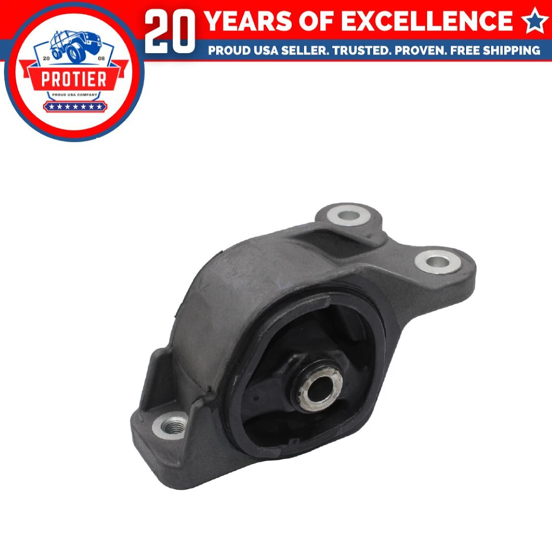 Front & Rear Motor Mount 2PCS Set for 2007-2008 Honda FIT 1.5L Manual Trans 6B93BC-57