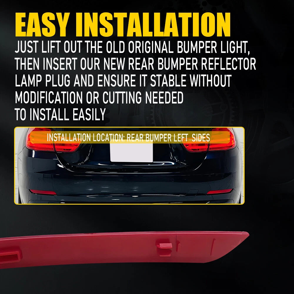 Driver Left Side Rear Bumper Reflector For BMW X3 2011-2017 2012 13 2014 2015 EA 6B93BC-57
