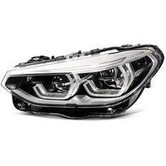 Driver Left Side LED Headlight Assembly For 2018-2021 BMW X3 X4 2.0L 3.0L Black 6B93BC-57
