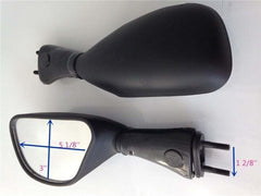 Black Racing Mirrors For Kawasaki Ninja ZX6R 98-02 / ZX9R 98-03 / 650R 06-08 US