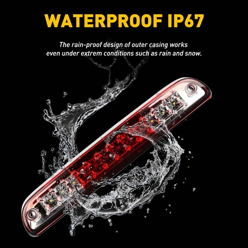 LED Third 3rd Brake Light Clear Fit 99-16 Ford F250 F350 Super Duty Carg US EOA 6B93BC-57