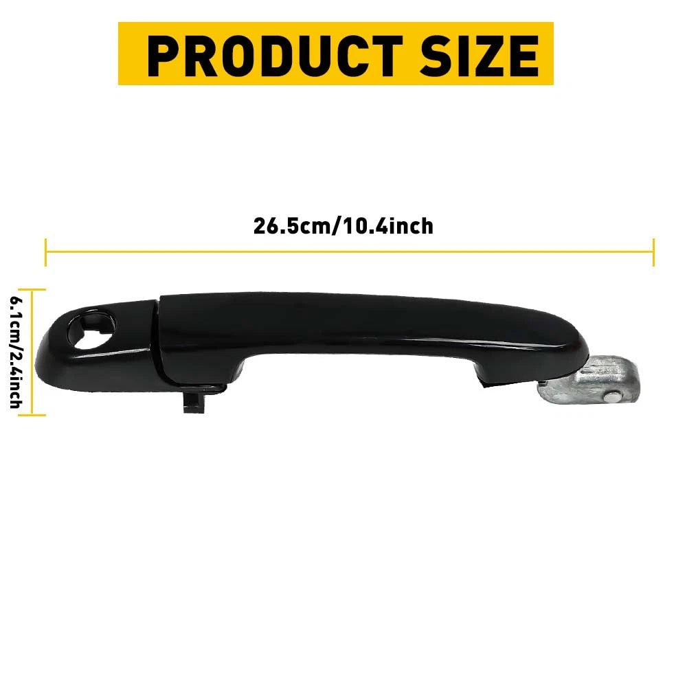 For 2006-2011 Hyundai Accent Front Left Right Door Handle Exterior Outside Black 6B93BC-57