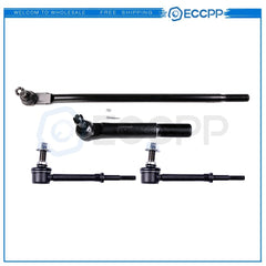 Set Of 4Pcs  Front Inner Outer Tie Rods Sway Bars For 2011-12 Ram 2500 3500 KOEEP