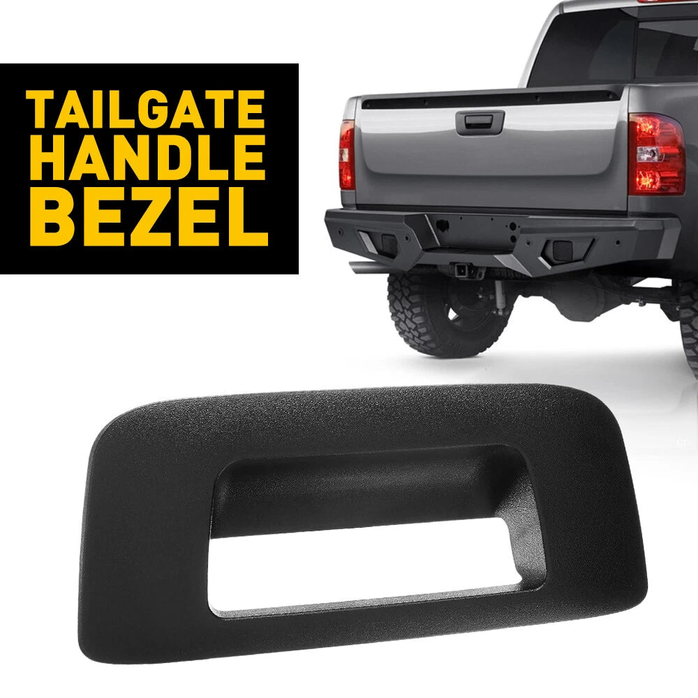 For 2007-2014 Chevy Silverado GMC Sierra Rear Latch Tail Gate Handle Bezel Trim 6B93BC-57