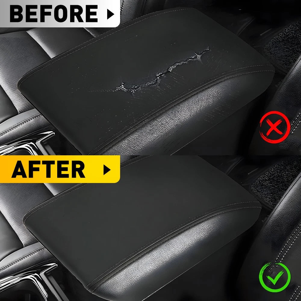 Leather Center Console Armrest Lid Cover Slip-on For Ford Explorer 2020-2022 EOA 6B93BC-57
