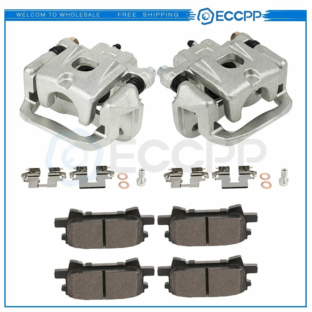 Rear Brake Calipers Brake Pads Set 6Pcs For 2004-06 Lexus Rx330 19B2905 19B2904