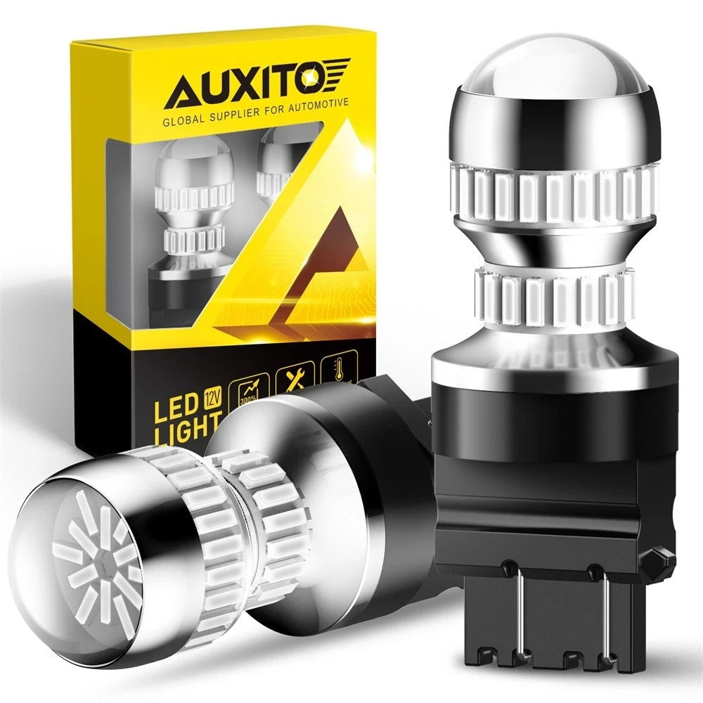 AUXITO LED Brake Stop Tail Light Bulbs 3157 3057 3357 4057 Red Turn Signal Lamps AUXITO