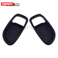 2Pcs Black Interior Door Handle Bezel Left & Right For 2007-2010 Hyundai Elantra 6B93BC-57