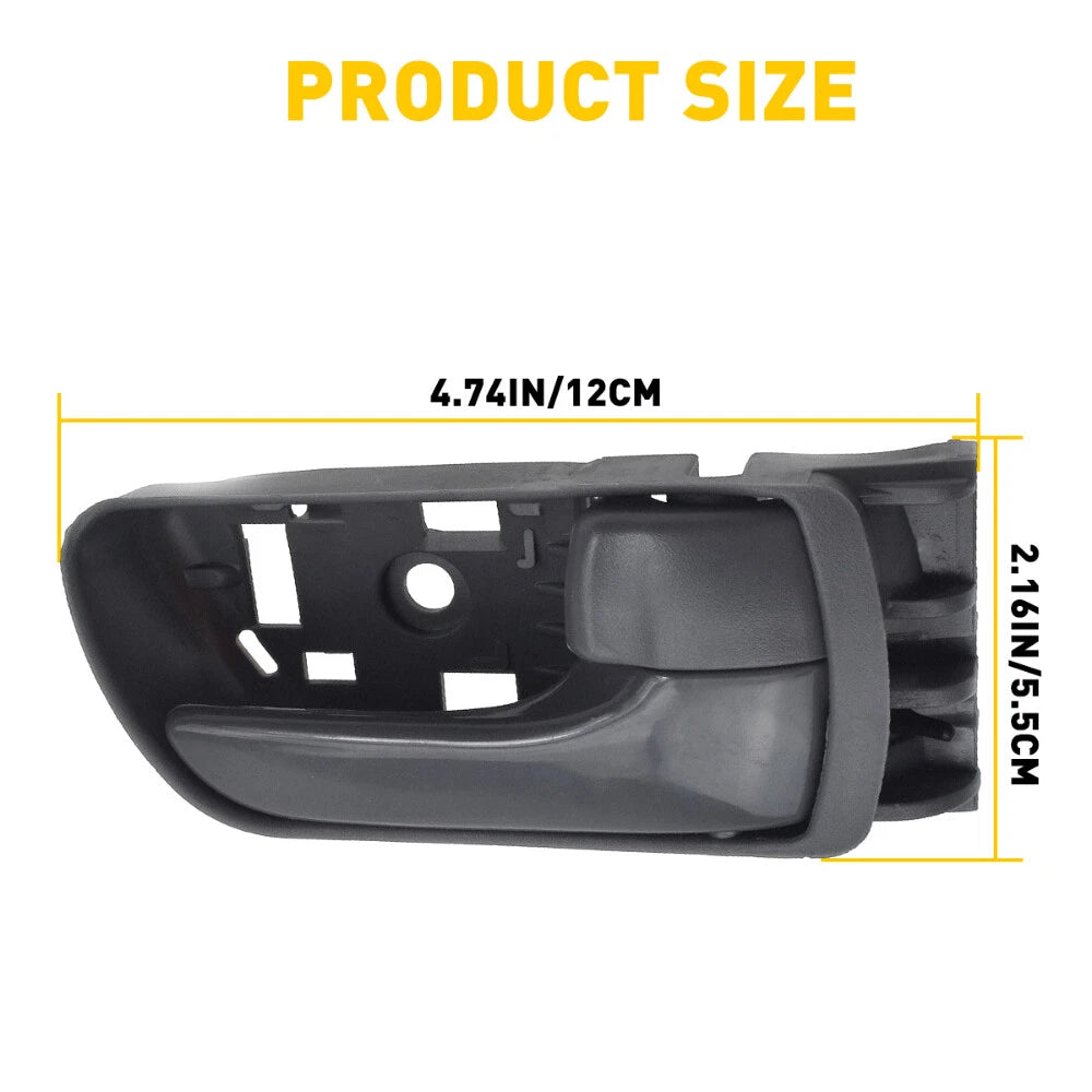 Interior Door Handle For Toyota 2004-2010 Sienna Front Right Passenger Side Gray 6B93BC-57