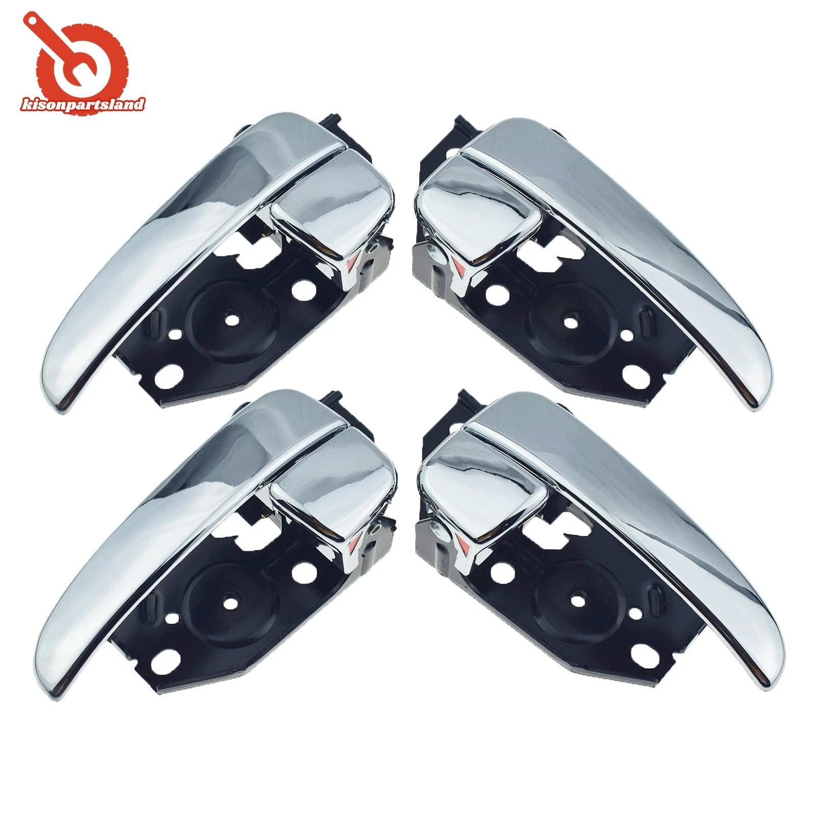 4pcs Chrome Front Rear Interior Inside Door Handles For Hyundai Sonata 2002-2005 6B93BC-57