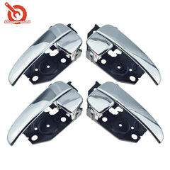 4pcs Chrome Front Rear Interior Inside Door Handles For Hyundai Sonata 2002-2005 6B93BC-57