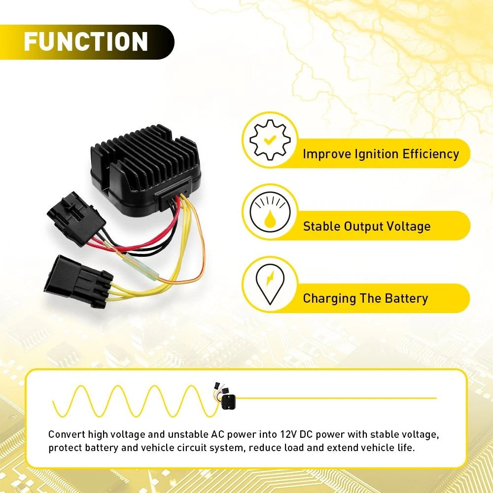Regulator Rectifier for Polaris Ranger 4X4 700 EFI Crew XP Le 2007 08 2009 A 6B93BC-57