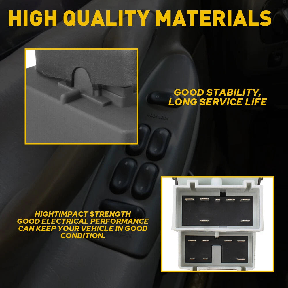 For 97-02 Ford Expedition Excursion LH Driver Power Window Switch F6DZ14529AA EA 6B93BC-57