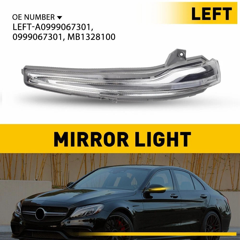 LH Turn Signal Mirror Light For Mercedes Benz C300 C400 C63 GLE350 A0999067401 A 6B93BC-57