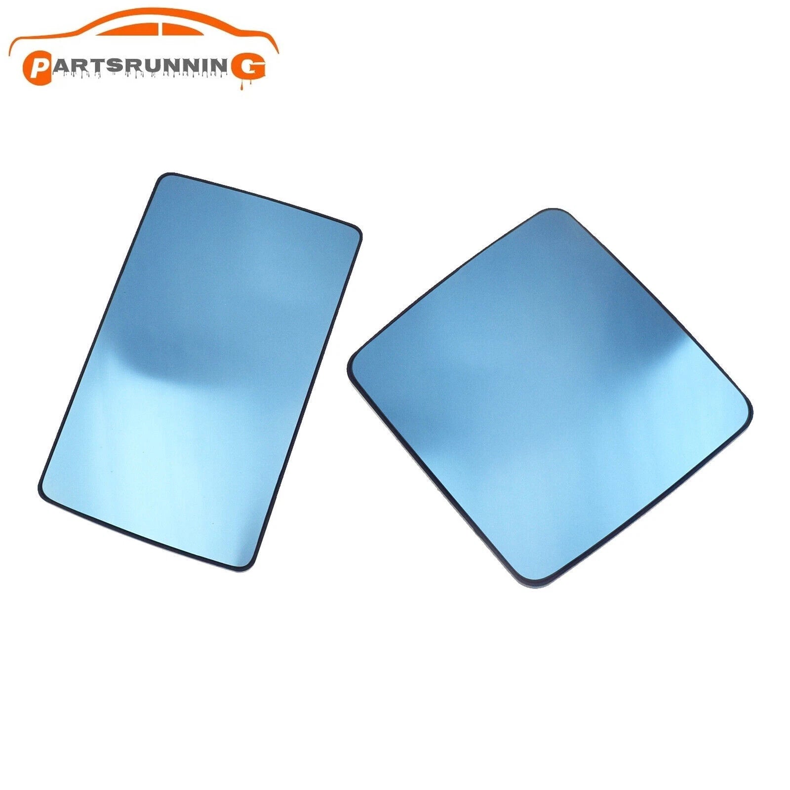 1248101321 Pair L+R Side Mirror Glass Heated For Mercedes-Benz W124 S124 W201190 6B93BC-57