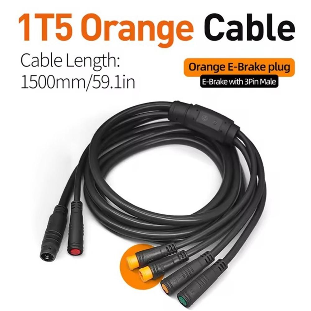 1T2/1T4/1T5 Julet E-bike Waterproof Connecting cable Controller Light Cable 6B93BC-57