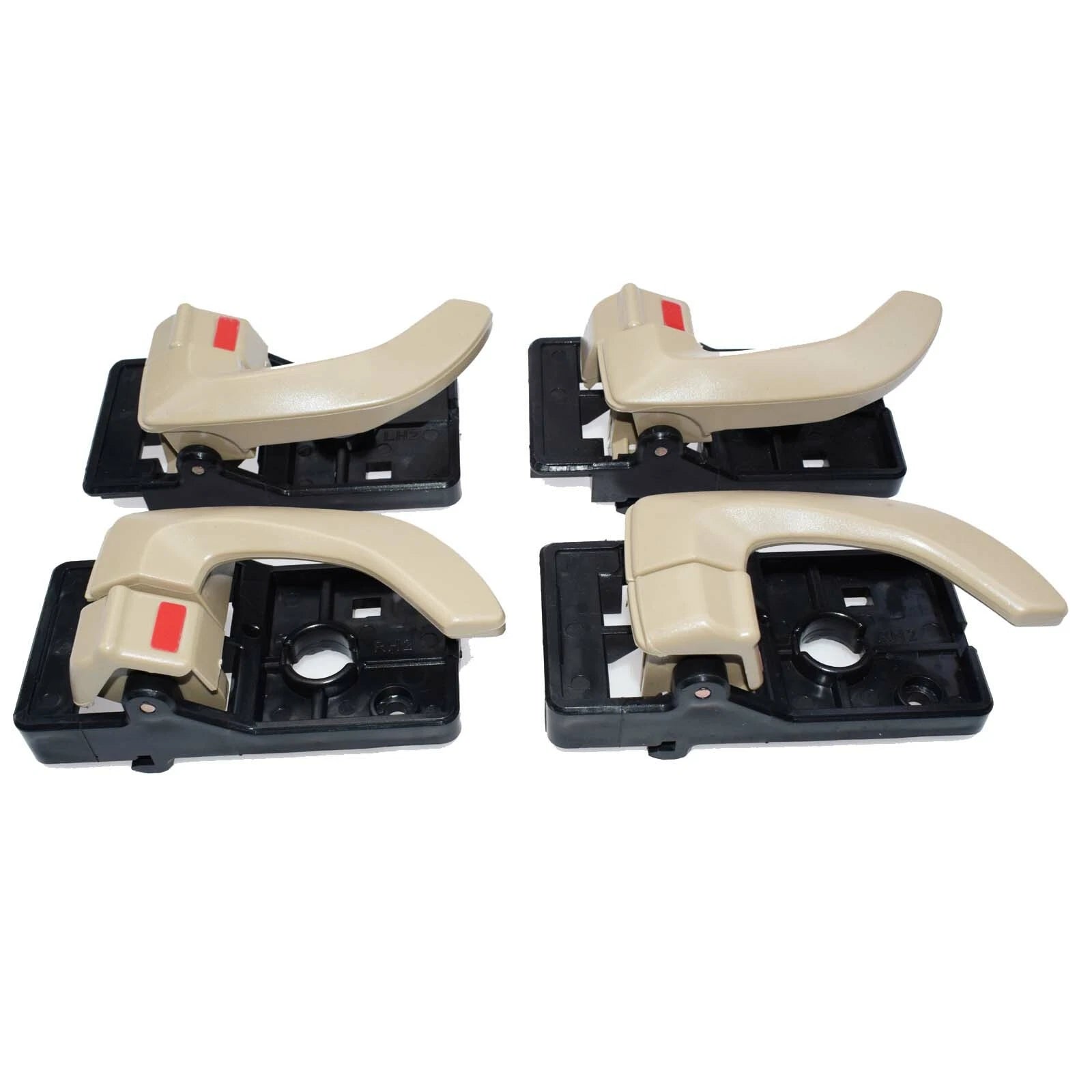 4 X Beige Inside Door Handle Catch Left Rear SET For 2005~2009 Hyundai Tucson 6B93BC-57